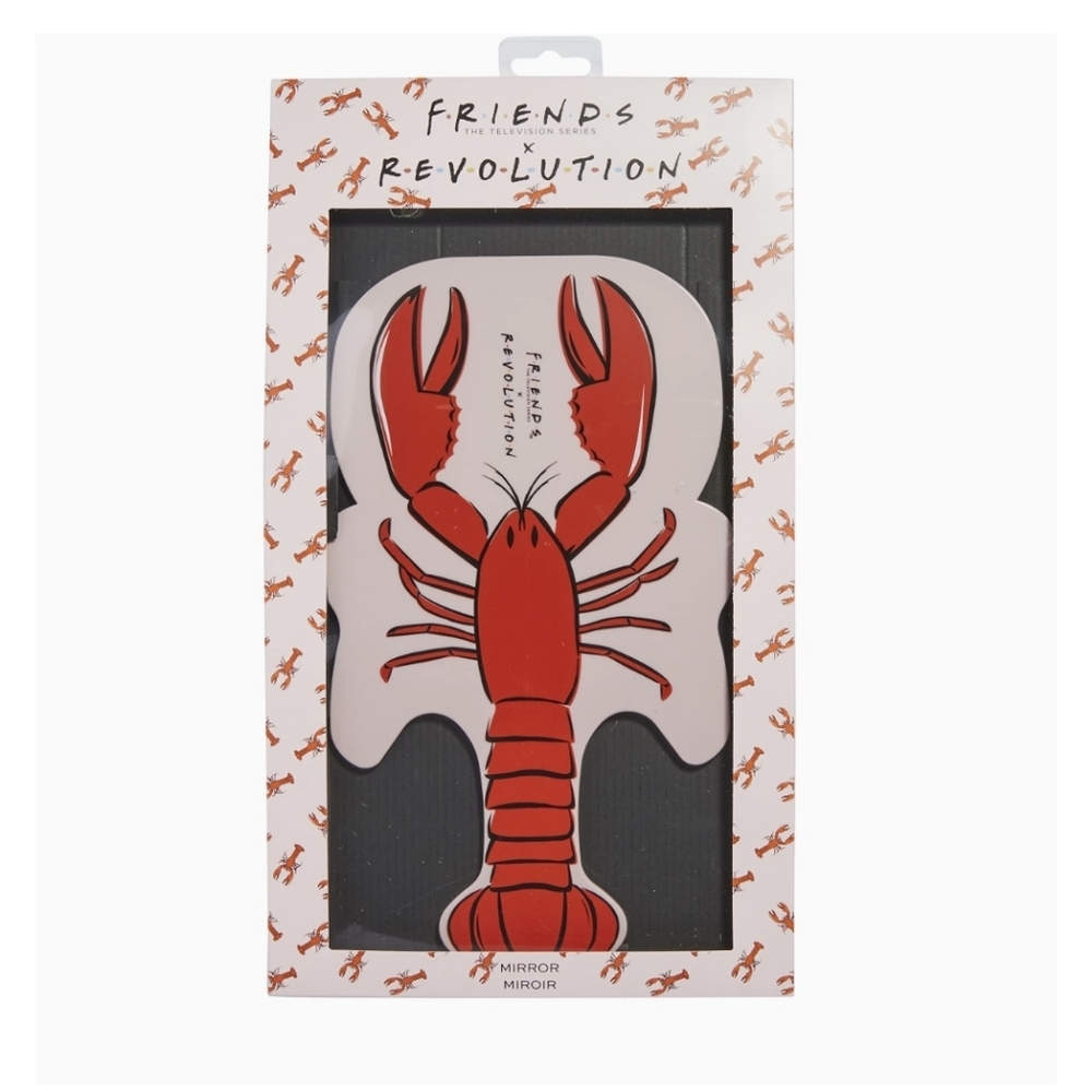 Makeup Revolution x  Friends Lobster Mirror Nwt